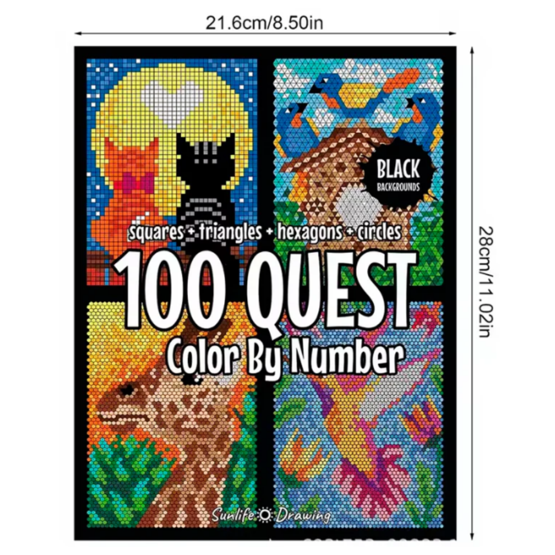 Libro de Colorear Geométrico por Números