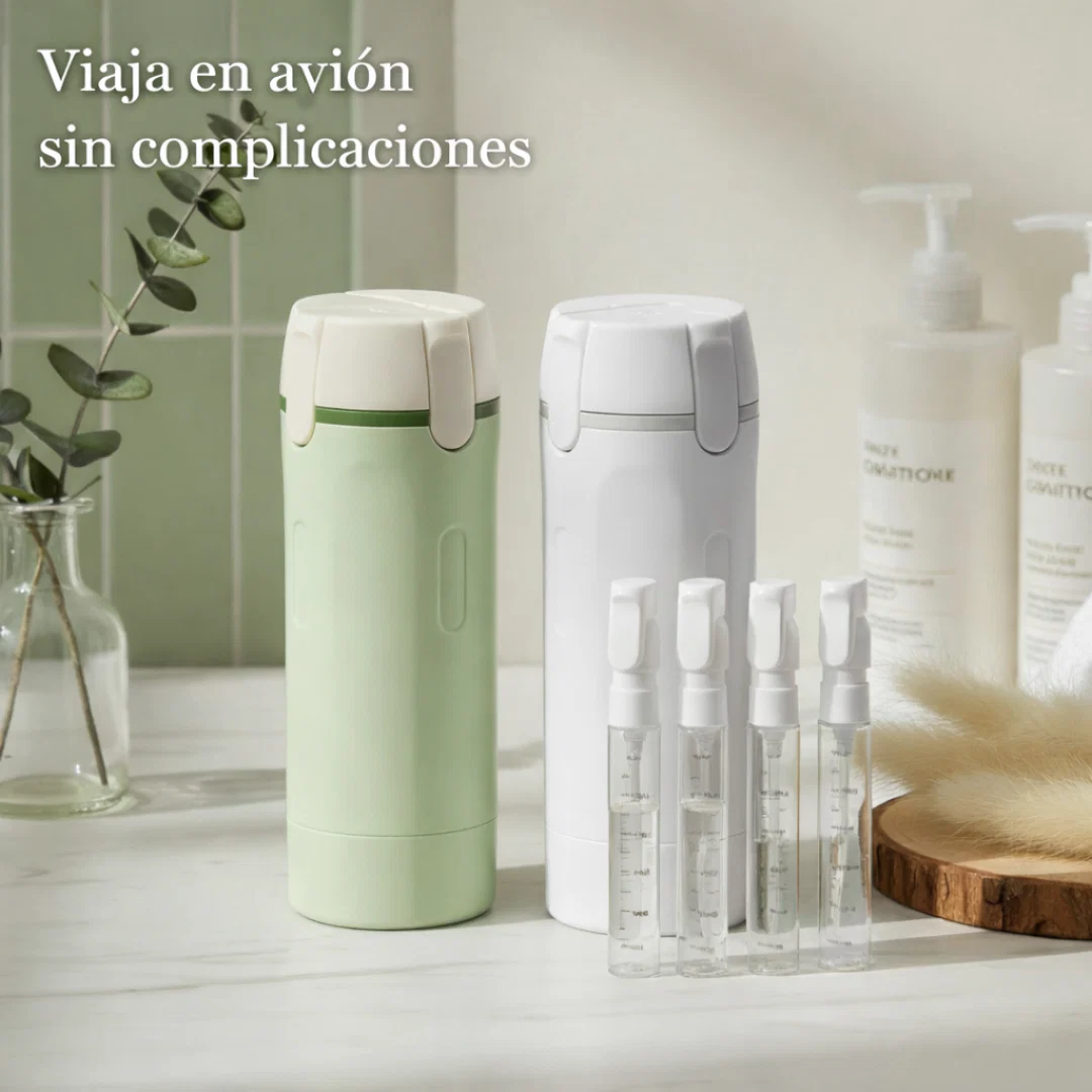Dispensador 4 en 1 (organización en tus viajes)